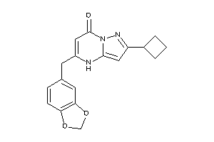 Image of 2-cyclobutyl-5-piperonyl-4H-pyrazolo[1,5-a]pyrimidin-7-one