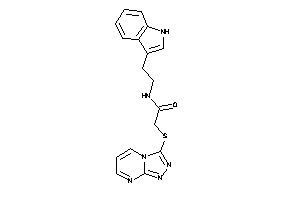 Image of N-[2-(1H-indol-3-yl)ethyl]-2-([1,2,4]triazolo[4,3-a]pyrimidin-3-ylthio)acetamide