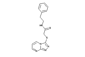 N-phenethyl-2-([1,2,4]triazolo[4,3-a]pyrimidin-3-ylthio)acetamide