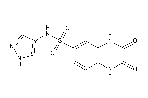 2,3-diketo-N-(1H-pyrazol-4-yl)-1,4-dihydroquinoxaline-6-sulfonamide