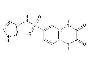 Image of 2,3-diketo-N-(1H-pyrazol-3-yl)-1,4-dihydroquinoxaline-6-sulfonamide