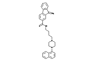 9-methylene-N-[4-[4-(1-naphthyl)piperazino]butyl]fluorene-2-carboxamide