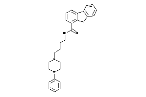 N-[4-(4-phenylpiperazino)butyl]-9H-fluorene-1-carboxamide
