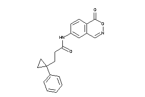 N-(1-keto-2,3-benzoxazin-6-yl)-3-(1-phenylcyclopropyl)propionamide