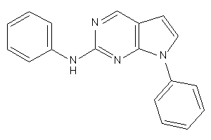 Phenyl-(7-phenylpyrrolo[2,3-d]pyrimidin-2-yl)amine