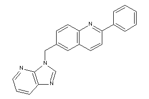 Image of 6-(imidazo[4,5-b]pyridin-3-ylmethyl)-2-phenyl-quinoline