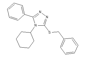 Image of 3-(benzylthio)-4-cyclohexyl-5-phenyl-1,2,4-triazole