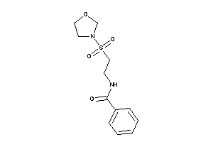 Image of N-(2-oxazolidin-3-ylsulfonylethyl)benzamide
