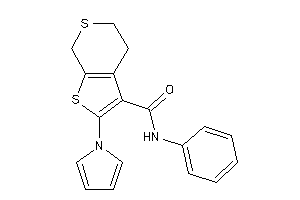 N-phenyl-2-pyrrol-1-yl-5,7-dihydro-4H-thieno[2,3-c]thiopyran-3-carboxamide
