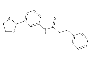 N-[3-(1,3-dithiolan-2-yl)phenyl]-3-phenyl-propionamide