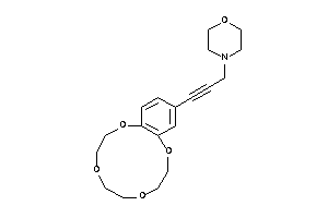 4-[3-(2,5,8,11-tetraoxabicyclo[10.4.0]hexadeca-1(12),13,15-trien-15-yl)prop-2-ynyl]morpholine