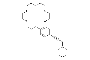 1-[3-(2,5,8,11,14,17-hexaoxabicyclo[16.4.0]docosa-1(18),19,21-trien-20-yl)prop-2-ynyl]piperidine