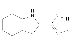 2-(1H-1,2,4-triazol-5-yl)-2,3,3a,4,5,6,7,7a-octahydro-1H-indole