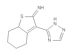Image of [3-(1H-1,2,4-triazol-5-yl)-5,6,7,7a-tetrahydro-4H-benzothiophen-2-ylidene]amine