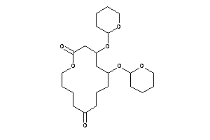 Image of 9,11-di(tetrahydropyran-2-yloxy)-6-oxacyclotetradecane-1,7-quinone