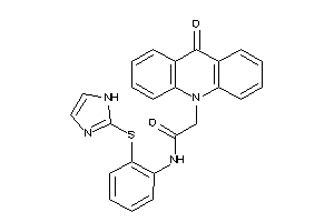 Image of N-[2-(1H-imidazol-2-ylthio)phenyl]-2-(9-ketoacridin-10-yl)acetamide