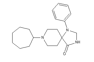 8-cycloheptyl-1-phenyl-1,3,8-triazaspiro[4.5]decan-4-one