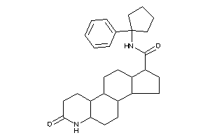 7-keto-N-(1-phenylcyclopentyl)-1,2,3,3a,3b,4,5,5a,6,8,9,9a,9b,10,11,11a-hexadecahydroindeno[5,4-f]quinoline-1-carboxamide