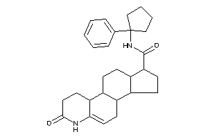 7-keto-N-(1-phenylcyclopentyl)-1,2,3,3a,3b,4,6,8,9,9a,9b,10,11,11a-tetradecahydroindeno[5,4-f]quinoline-1-carboxamide