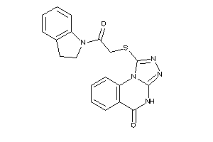 1-[(2-indolin-1-yl-2-keto-ethyl)thio]-4H-[1,2,4]triazolo[4,3-a]quinazolin-5-one