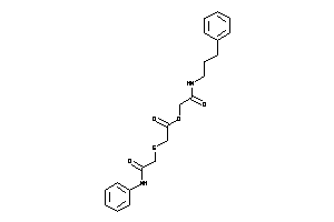 2-[(2-anilino-2-keto-ethyl)thio]acetic Acid [2-keto-2-(3-phenylpropylamino)ethyl] Ester