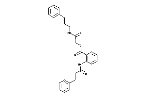 2-(hydrocinnamoylamino)benzoic Acid [2-keto-2-(3-phenylpropylamino)ethyl] Ester