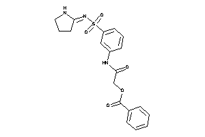 Benzoic Acid [2-keto-2-[3-(pyrrolidin-2-ylideneamino)sulfonylanilino]ethyl] Ester