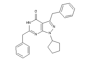 3,6-dibenzyl-1-cyclopentyl-5H-pyrazolo[3,4-d]pyrimidin-4-one