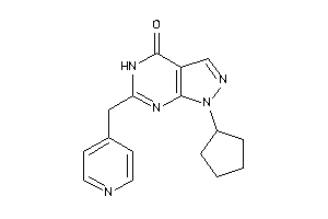1-cyclopentyl-6-(4-pyridylmethyl)-5H-pyrazolo[3,4-d]pyrimidin-4-one