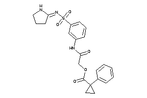 1-phenylcyclopropanecarboxylic Acid [2-keto-2-[3-(pyrrolidin-2-ylideneamino)sulfonylanilino]ethyl] Ester