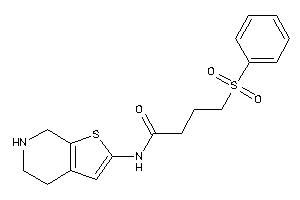 4-besyl-N-(4,5,6,7-tetrahydrothieno[2,3-c]pyridin-2-yl)butyramide