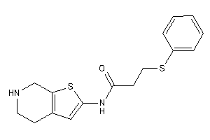 3-(phenylthio)-N-(4,5,6,7-tetrahydrothieno[2,3-c]pyridin-2-yl)propionamide