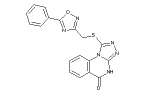 Image of 1-[(5-phenyl-1,2,4-oxadiazol-3-yl)methylthio]-4H-[1,2,4]triazolo[4,3-a]quinazolin-5-one