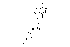 Image of 2-(4-keto-3H-phthalazin-1-yl)acetic Acid [2-[(2-anilino-2-keto-ethyl)amino]-2-keto-ethyl] Ester