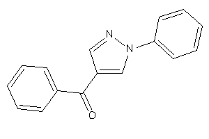 Phenyl-(1-phenylpyrazol-4-yl)methanone