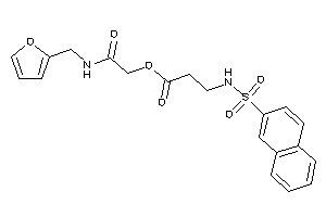 Image of 3-(2-naphthylsulfonylamino)propionic Acid [2-(2-furfurylamino)-2-keto-ethyl] Ester