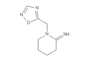 Image of [1-(1,2,4-oxadiazol-5-ylmethyl)-2-piperidylidene]amine