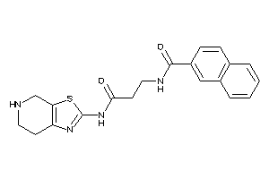 N-[3-keto-3-(4,5,6,7-tetrahydrothiazolo[5,4-c]pyridin-2-ylamino)propyl]-2-naphthamide