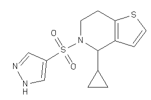 Image of 4-cyclopropyl-5-(1H-pyrazol-4-ylsulfonyl)-6,7-dihydro-4H-thieno[3,2-c]pyridine