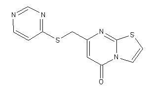 7-[(4-pyrimidylthio)methyl]thiazolo[3,2-a]pyrimidin-5-one