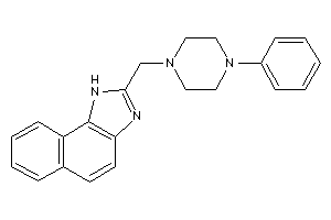 Image of 2-[(4-phenylpiperazino)methyl]-1H-benzo[e]benzimidazole