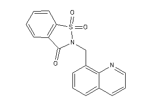 1,1-diketo-2-(8-quinolylmethyl)-1,2-benzothiazol-3-one