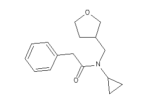 N-cyclopropyl-2-phenyl-N-(tetrahydrofuran-3-ylmethyl)acetamide