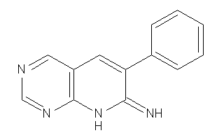 (6-phenyl-8H-pyrido[2,3-d]pyrimidin-7-ylidene)amine