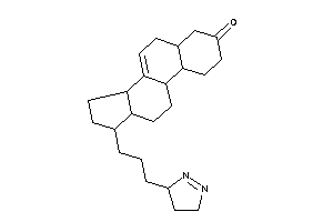 17-[3-(1-pyrazolin-3-yl)propyl]-1,2,4,5,6,9,10,11,12,13,14,15,16,17-tetradecahydrocyclopenta[a]phenanthren-3-one