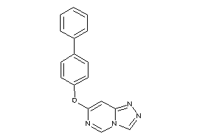 7-(4-phenylphenoxy)-[1,2,4]triazolo[3,4-f]pyrimidine
