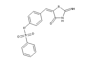 Benzenesulfonic Acid [4-[(2-imino-4-keto-thiazolidin-5-ylidene)methyl]phenyl] Ester