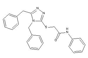 Image of 2-[(4,5-dibenzyl-1,2,4-triazol-3-yl)thio]-N-phenyl-acetamide