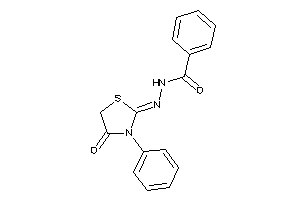 N-[(4-keto-3-phenyl-thiazolidin-2-ylidene)amino]benzamide