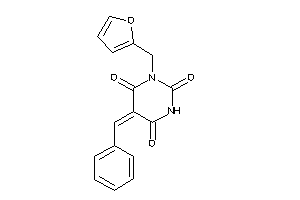 Image of 5-benzal-1-(2-furfuryl)barbituric Acid